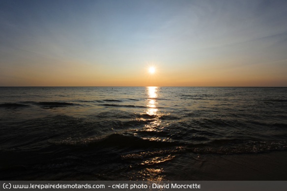 Coucher de soleil sur Ludington State Park