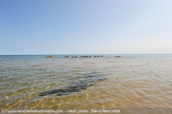 Kayak le long de la Door County Coastal Byway