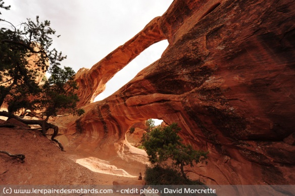 Le Double O Arch dans le Parc national des Arches