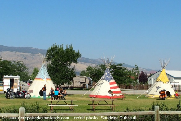 un camping qui n'oublie pas complètement le passé !
