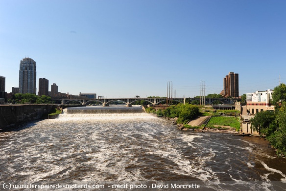 Les chutes de Saint-Anthony à Minneapolis