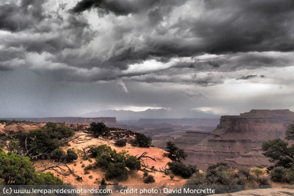 Orage dans le Parc national de Canyonlands 