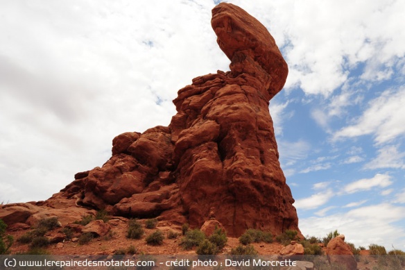 Parc national des Arches à moto