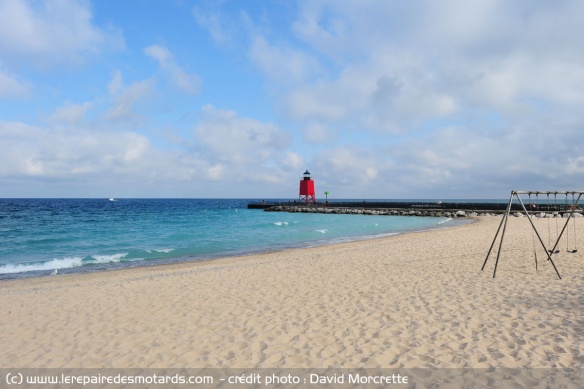 Plage Charlevoix dans le Michigan