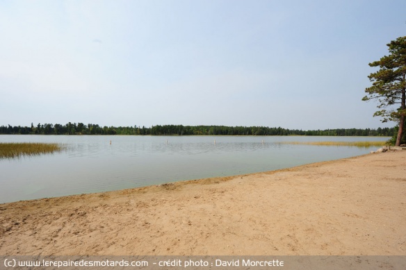 Plage sur le lac Itasca