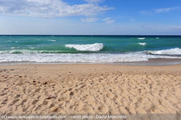 Plage sur le lac Michigan au sein de Pictured Rocks National Lakeshore