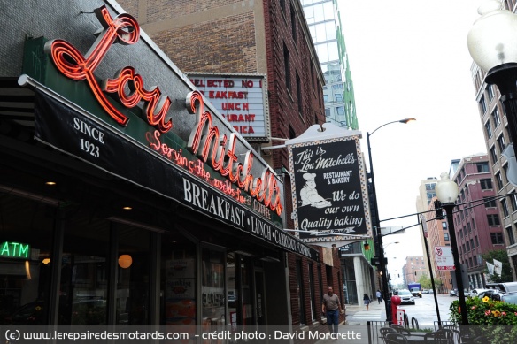 Le restaurant Lou Mitchells point de départ de la Route 66