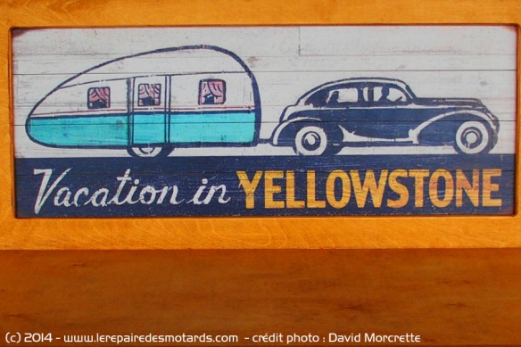 Vacances dans le parc national de Yellowstone 