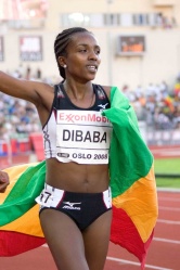 Athlète Tirunesh Dibaba en 2008