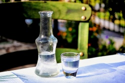 Une bouteille de Ouzo