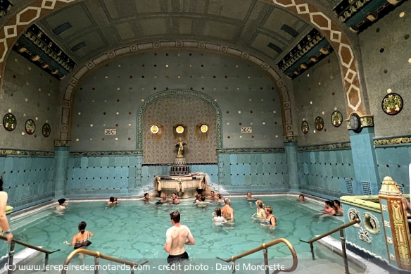 Les bains Gellert dans le quartier de Buda