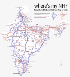 Inde : réseau routier
