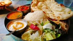 Plat végétarien nord de l'Inde 