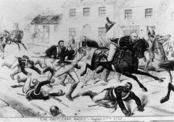 Les courses de Castlebar, représentant la défaite des Anglais 