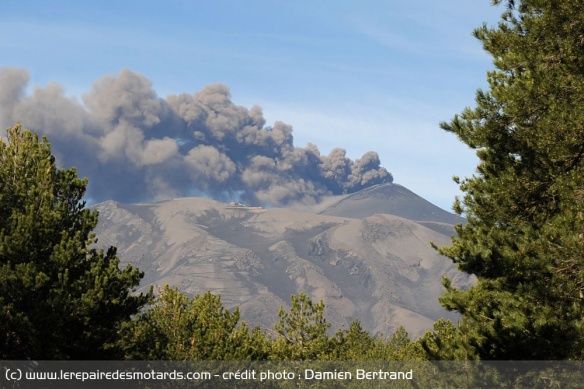 L'Etna s'est réveillé en ce 4ème jour de roadtrip