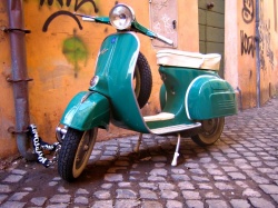 Vespa Bleu turquoise