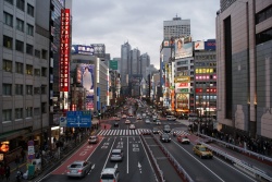 Un boulevard tokyoite