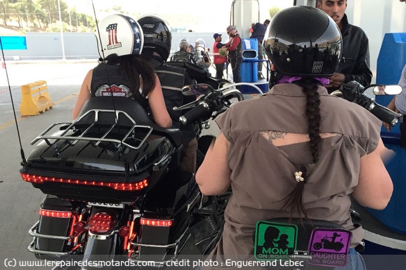 Bikeuse à moto