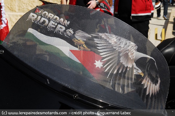 Pare brise Royal Moto Club Jordanian