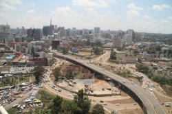 Kenya : échangeur à Nairobi
