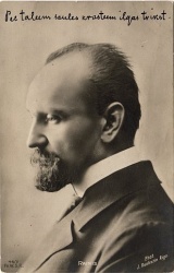Le poète et écrivain Janis Rainis