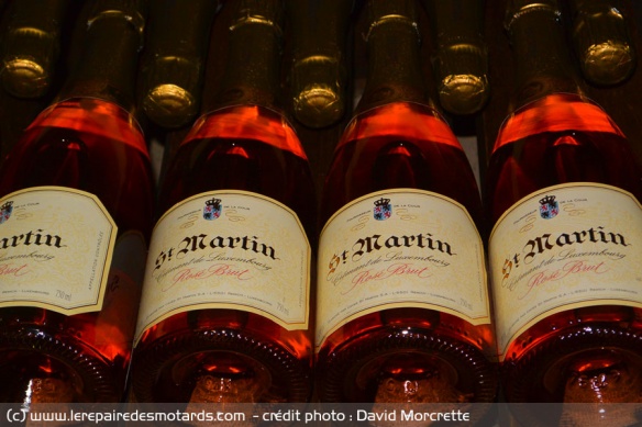 Bouteille de rosé St Martin