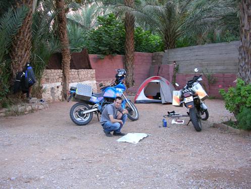 camping dans les gorges du Todra