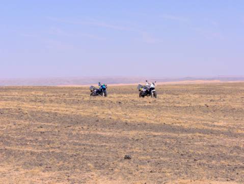 Sable et piste