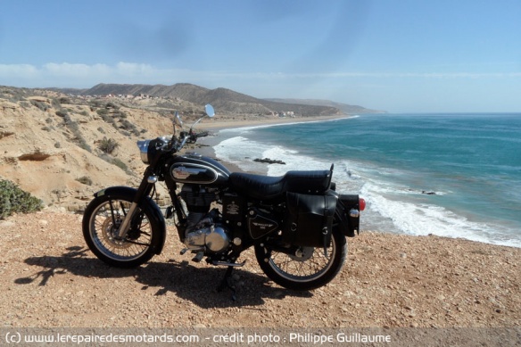 Royal Enfield sur la côte Atlantique