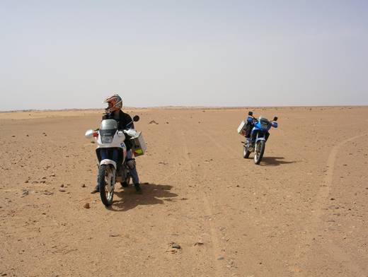 dans le sable