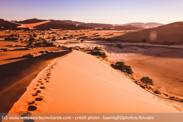 Le Sossusvlei, en Namibie Le Sossusvlei, en Namibie