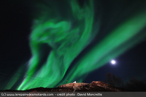 Aurore boréale sur Tromso
