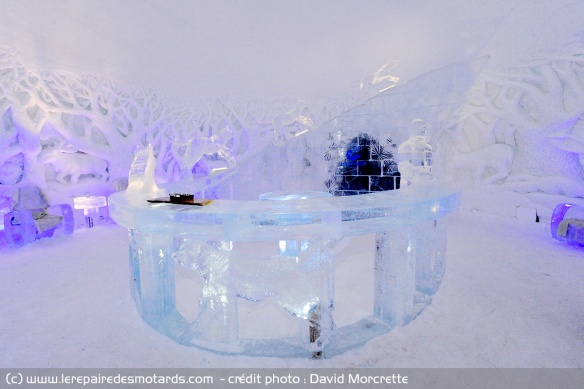 Bar de l'Hôtel de glace Snowhotel Kirkenes