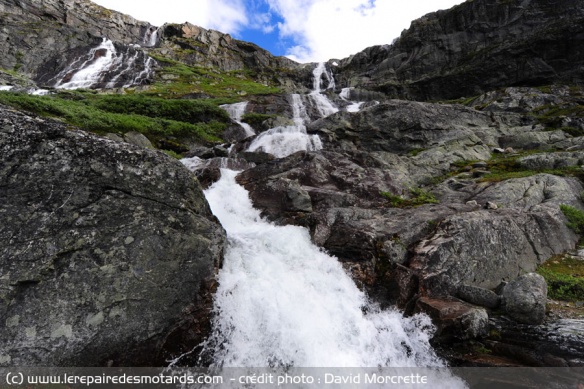 Cascades sur la route touristique 55