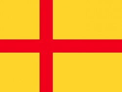 Drapeau de l'union de Kalmar (Danemark, Suède,Norvège)