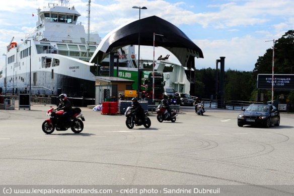 Ferry de Halhjem sur la route E39