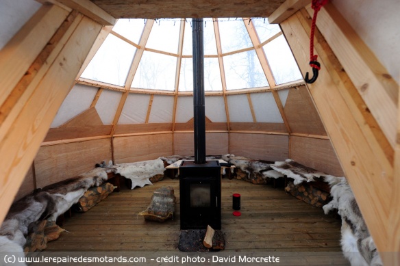 Intérieur de Lavvu