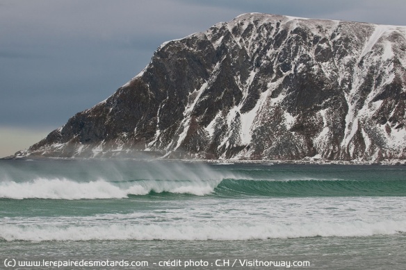 Les plages des îles Lofoten en hiver !