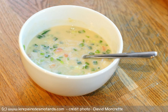 La célèbre soupe de poisson de la ville de Bergen, réputée dans toute la Norvège