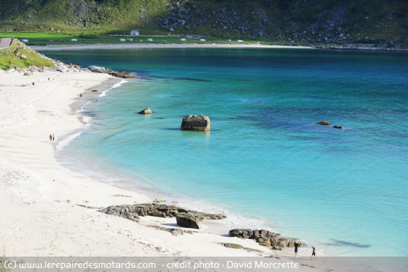 La plage d'Haukland