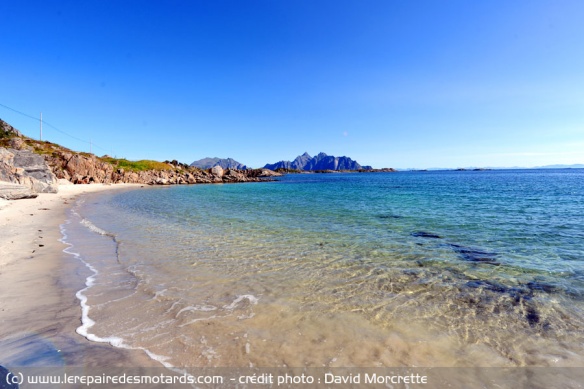 Plage sur l'ile de Vestvagoy