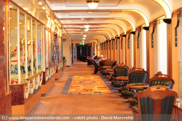 Pont supérieur de l'Hurtigruten