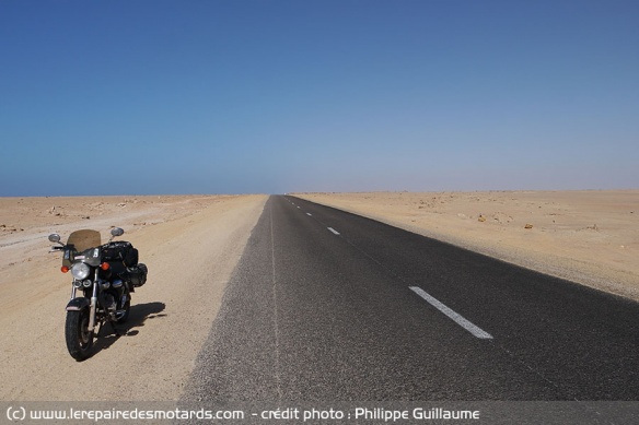 Moment de solitude dans le Sahara occidental