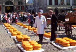 Gouda de la ville néerlandaise Kaasmarkt