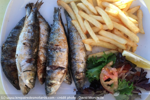 Sardines grillées 