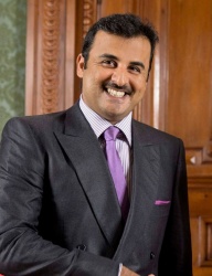 Cheikh Tamim ben Hamad Al Thani, émir actuel du Qatar