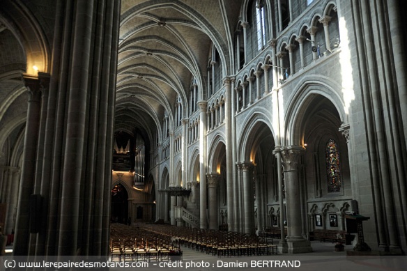 L'intérieure de la cathédrale de Lausanne