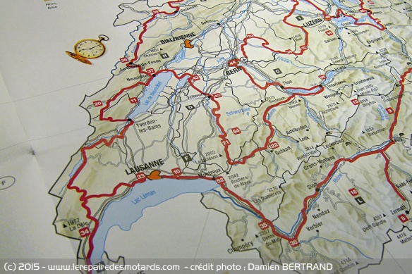 Le roadtrip nous emmène sur 1.643 km de petites routes