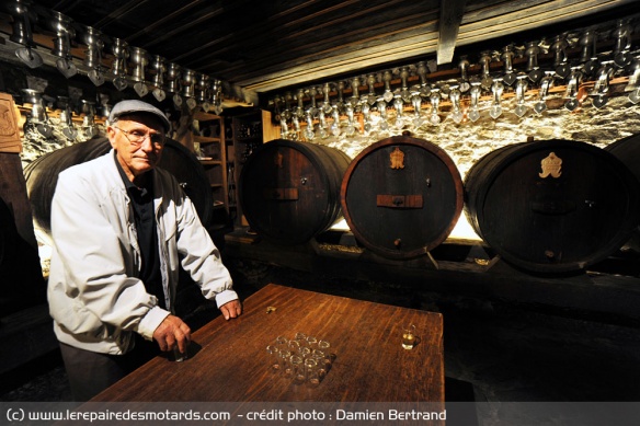 Dégustation de Rèze dans les caves de Grimentz