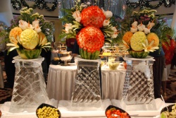 Sculpture de fruits